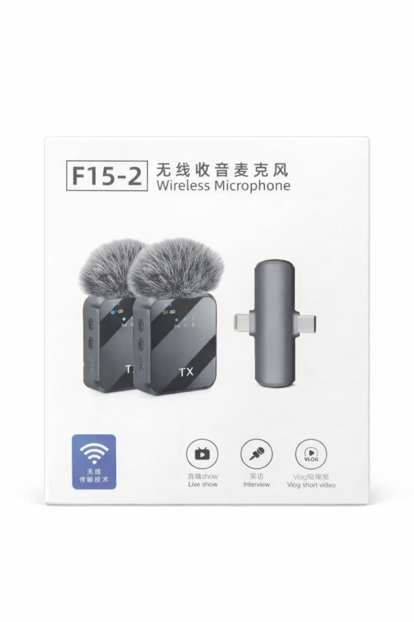 Microphone Sans Fil Double TX
