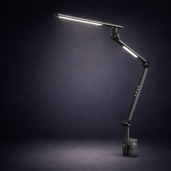 Lampe de Bureau LED Moderne Luxe – 5 Niveaux de Luminosité