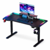 Bureau Gaming PC Réglable Moderne Noir – Design RGB & Performance Ultime