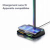 RGB ChargeStand Pro – Support Casque Gaming avec Recharge Sans Fil