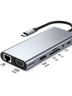 UltraHub Pro 8-en-1 – Adaptateur USB-C Multifonction