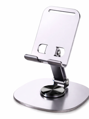 Support Téléphone & Tablette Métal – Rotation 360°