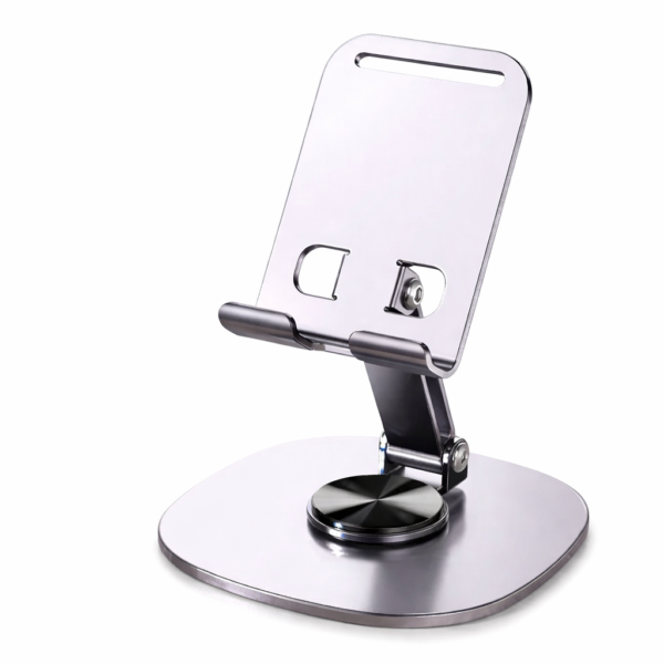 Support Téléphone & Tablette Métal – Rotation 360°