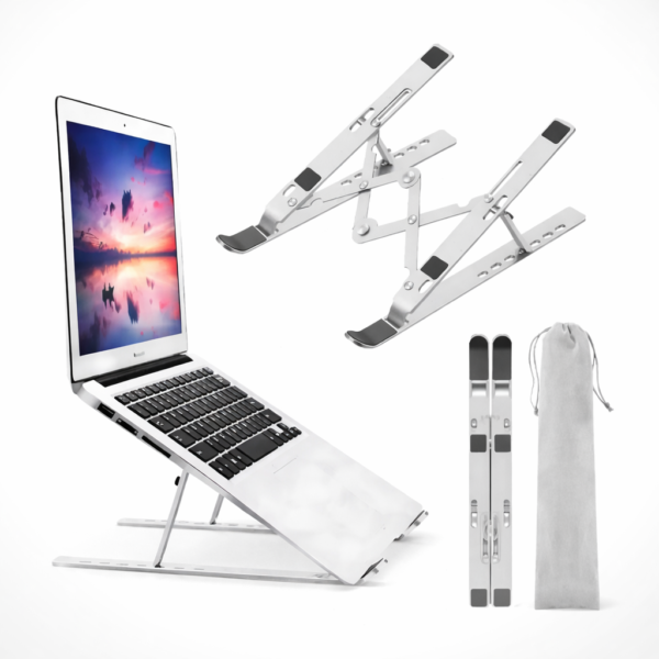 Support Ordinateur Portable Réglable en Aluminium