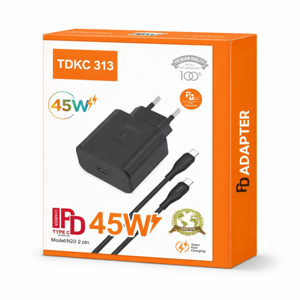 Chargeur Rapide TDKC 313 – 45W PD Type-C