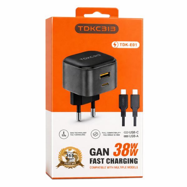 Chargeur TDKC313 GAN 38W – Fast Charging
