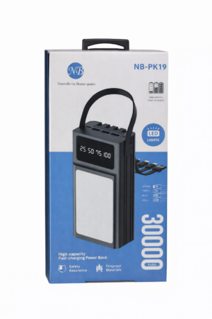 Power Bank NB-PK19 – 30 000 mAh Haute Capacité