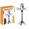 Selfie Stick JC-25H – Live Broadcast avec Double Ring Light