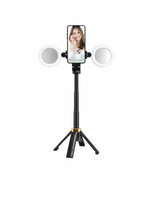 Selfie Stick JC-25H – Live Broadcast avec Double Ring Light