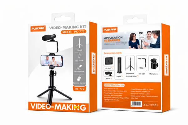 PLOKAMA PK-772 – Video Making Kit Professionnel