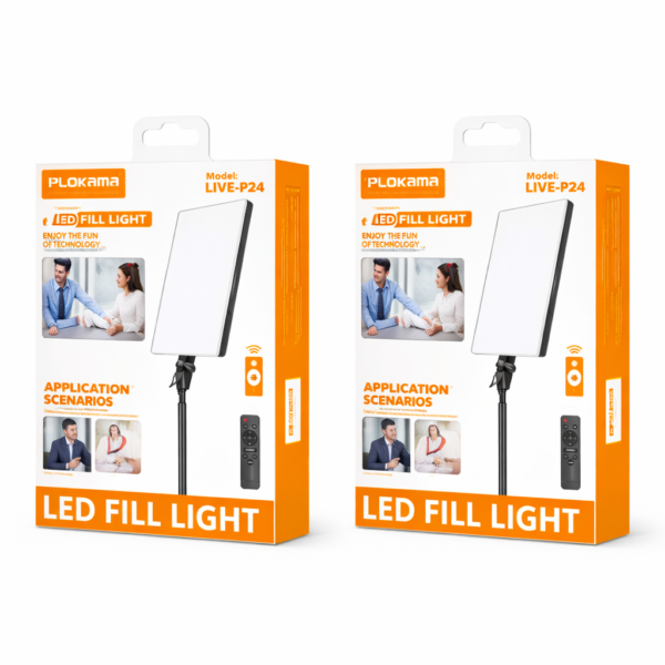 PLOKAMA LIVE-P24 â LED Fill Light Professionnelle PLOKAMA LIVE-P24 â LED Fill Light Professionnelle