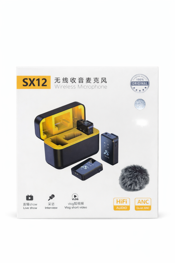 SX12 – Wireless Microphone (HiFi + ANC)