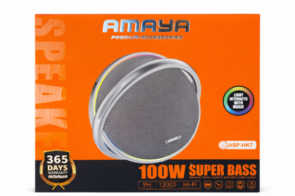 AMAYA ASP-HK7 – Enceinte Bluetooth 100W Super Bass