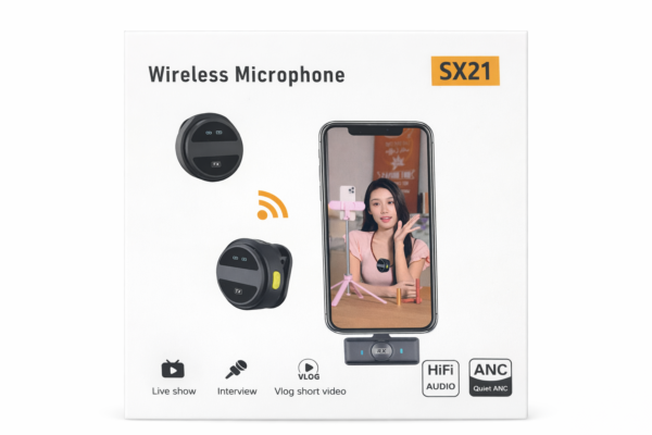 SX21 – Microphone Sans Fil HiFi + ANC