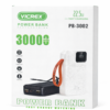 VICREX PB-3002 – Power Bank 30000mAh 22.5W Fast Charging
