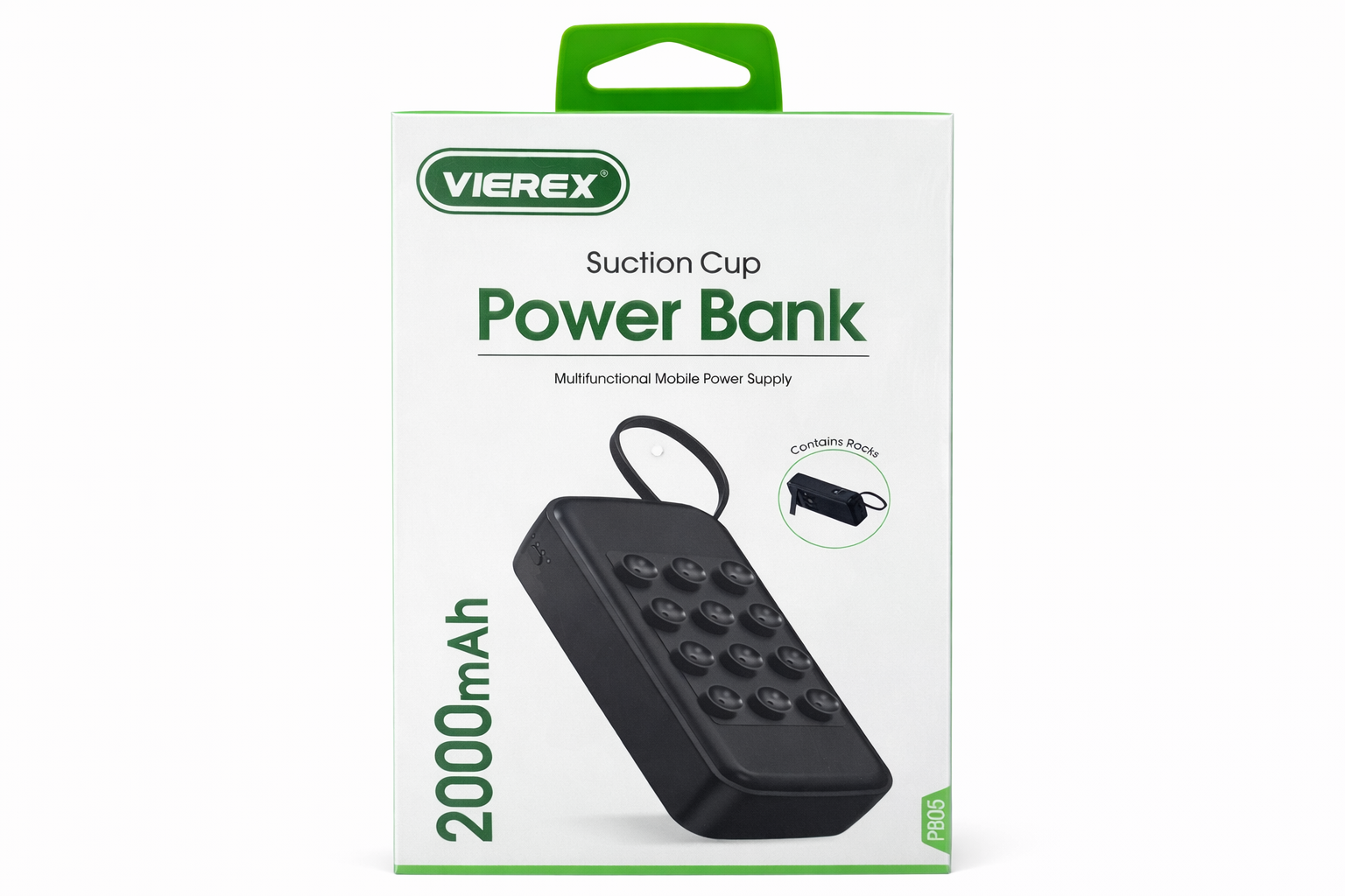 VIEREX PB05 – Power Bank Ventouse 20000mAh