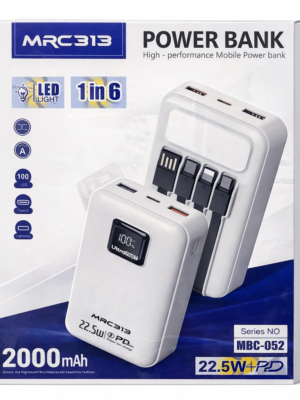 MRC313 MBC-052 – Power Bank 20000mAh 22.5W + PD