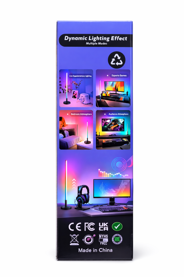 Lampe LED RGB Dynamique – Effets Lumineux Multiples Lampe LED RGB Dynamique – Effets Lumineux Multiples