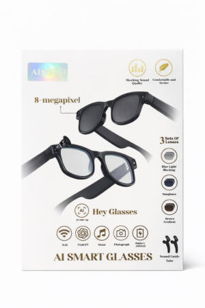 AI Smart Glasses – Lunettes Intelligentes 8MP AI Smart Glasses – Lunettes Intelligentes 8MP