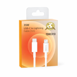 Câble TDKC313 35W – USB-C vers Lightning (1m) Câble TDKC313 35W – USB-C vers Lightning (1m)
