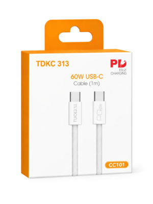 Câble TDKC 313 – 60W USB-C (1m)