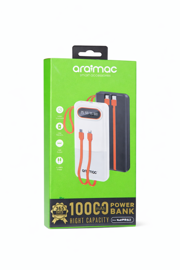 Power Bank Oraimo 10000mAh – Haute Capacité