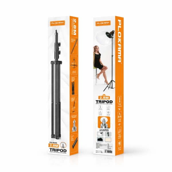 Tripod professionnel PLOKAMA PK-280D