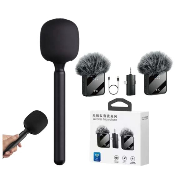 Microphone Sans Fil Double TX
