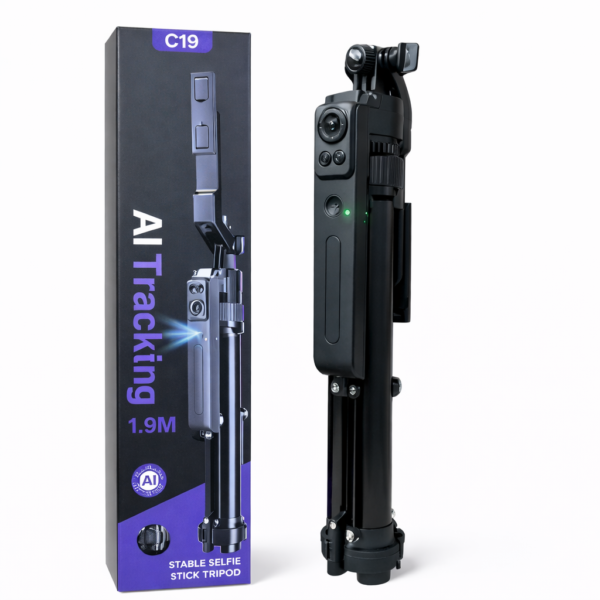 Selfie Stick Trépied C19 avec AI Tracking Selfie Stick Trépied C19 avec AI Tracking