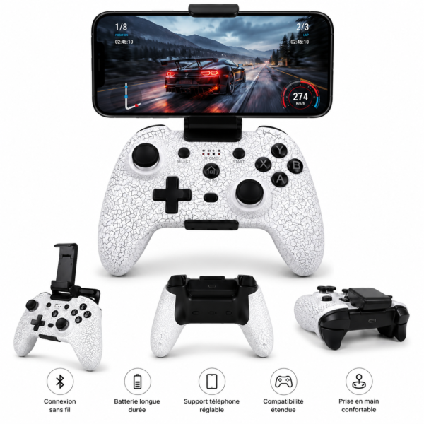 Manette Bluetooth Mobile Sans Fil Manette Bluetooth Mobile Sans Fil