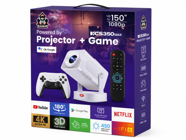 Mini Projecteur Gaming Intelligent 4K