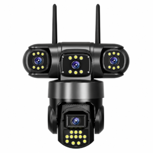 Caméra de Surveillance WiFi Quadruple Objectif 360° Caméra de Surveillance WiFi Quadruple Objectif 360°