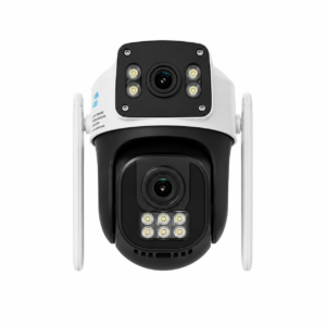 Caméra de Surveillance WiFi Intelligente V380 Double Objectif Caméra de Surveillance WiFi Intelligente V380 Double Objectif