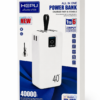 Power Bank HEPU HP-980 / HP-990 40 000 mAh – Câbles Intégrés