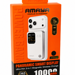 Power Bank MagSafe AMAYA 10 000 mAh avec Écran Intelligent