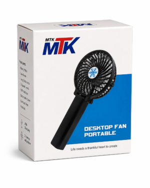 Ventilateur Portable Rechargeable MTK – USB, 3 Vitesses, Rotation 180° Ventilateur Portable Rechargeable MTK – USB, 3 Vitesses, Rotation 180°
