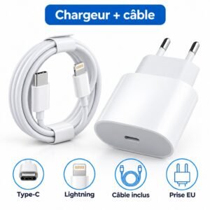 2026/09/1001402092.jpg Chargeur rapide Type-C vers Lightning
