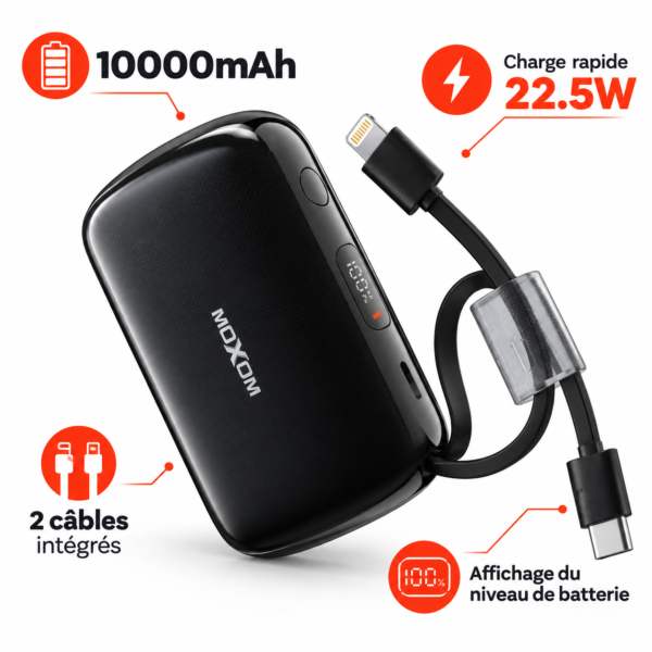 Power Bank MOXOM MINI 10 000 mAh