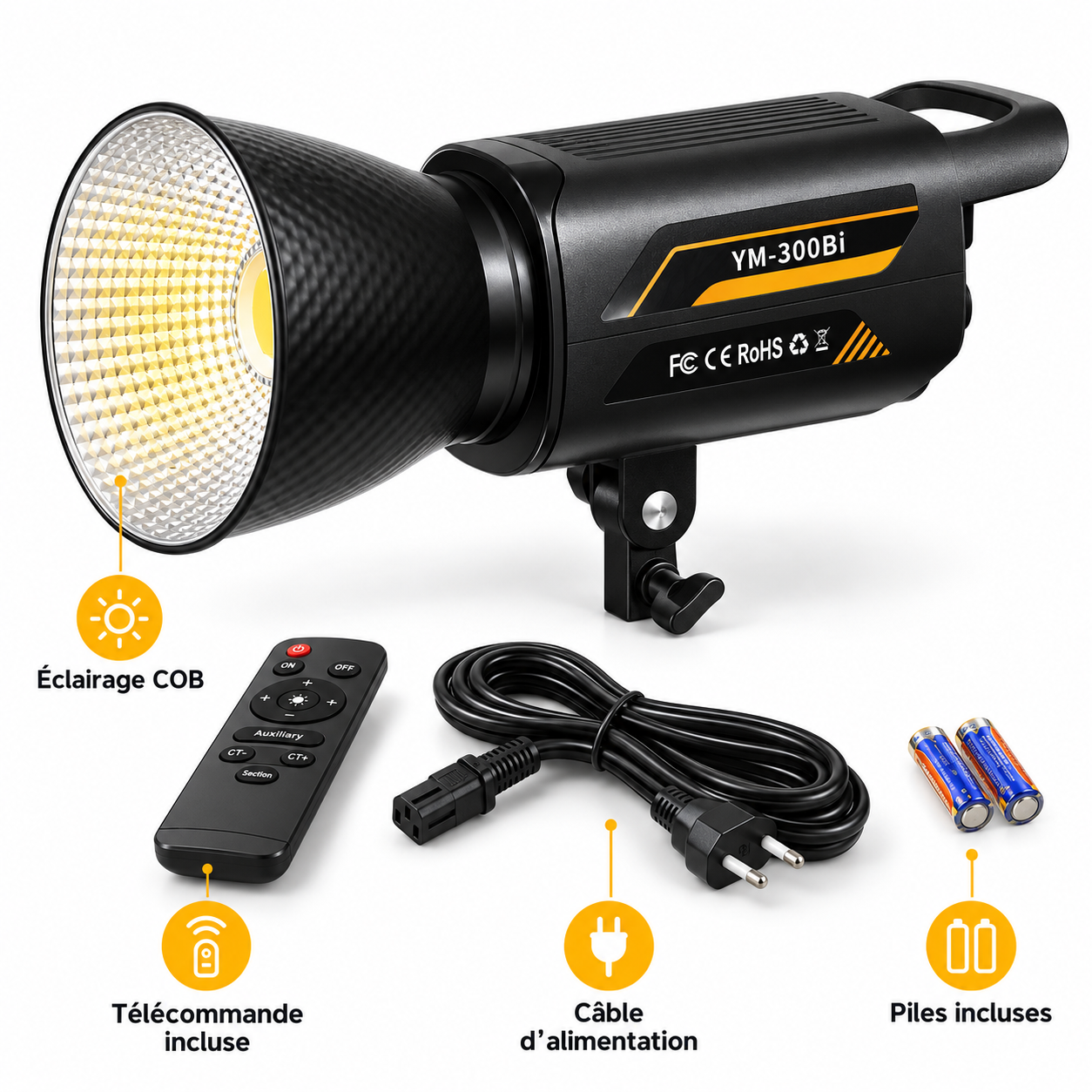 Projecteur LED YM-300Bi